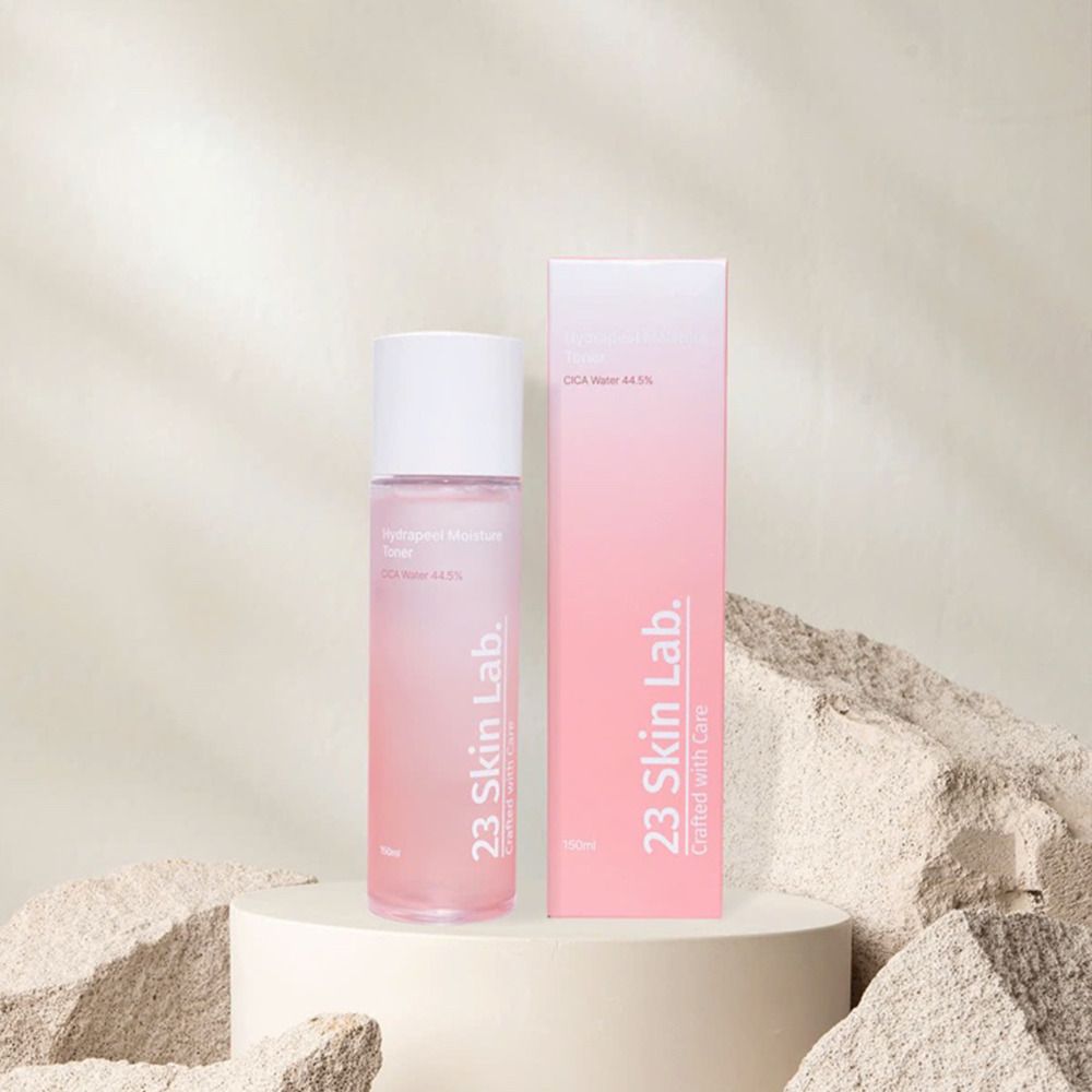 23 Skin Lab Hydrapeel Moisture Toner 150ml CICA Water 44.5% AHA BHA PHA for Smooth Texture _ Made in KOREA